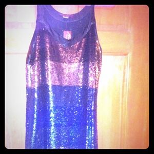 NEWLY REDUCED PRICE---- Monif C sequin mini dress