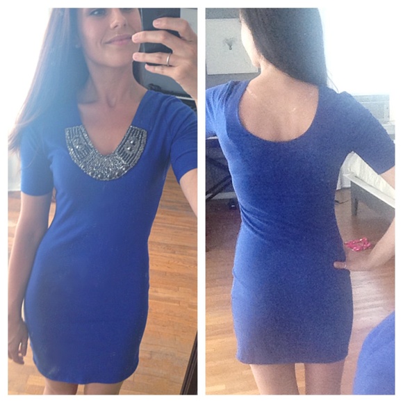Brand new cobalt blue dress