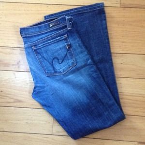 Citizens of Humanity low waist flare jeans