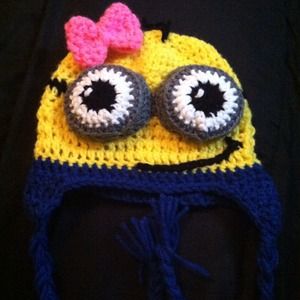 Little girl minion hat