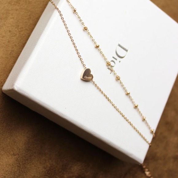 ⚠TRADED⚠Heart anklet - Picture 2 of 3