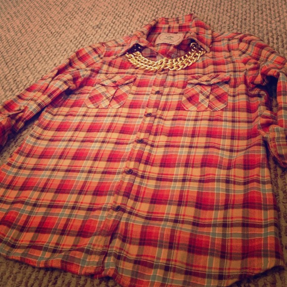Forever 21 Corral Plaid Flannel