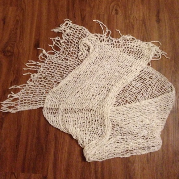 White scarf