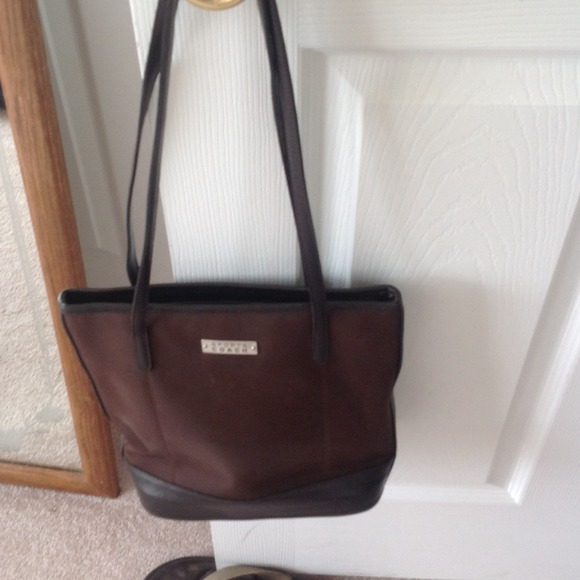 Brown sport coach bag