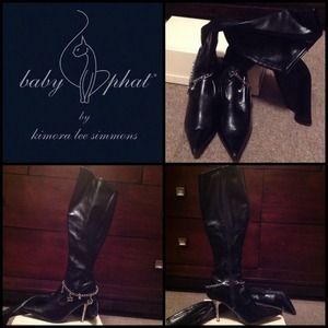 💋SEXY💋Black Baby Phat Boots! Price is negotiable