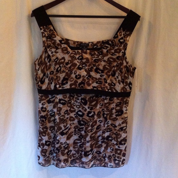 Nine West Leopard print blouse - NWT