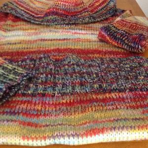 MULTI PRIMARY COLOR-VARIGATED SWEATER