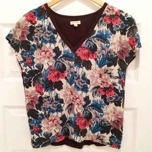 😻CLEARANCE!😻 Floral V-Neck Top from UO