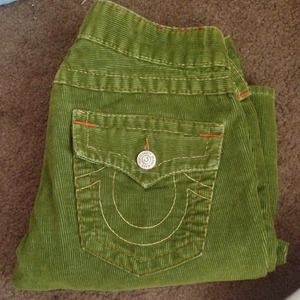 True religion corduroys