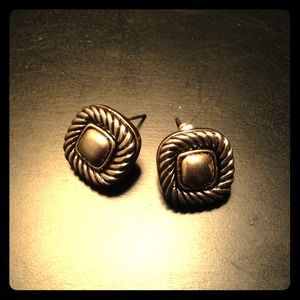 David Yurman Style Stud Earrings