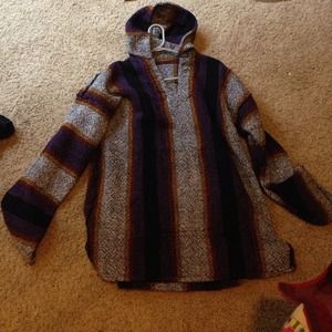 Large hooded sweater