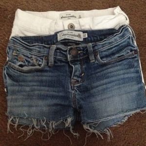 Abercrombie denim shorts bundle