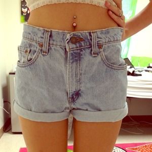 High wasted shorts