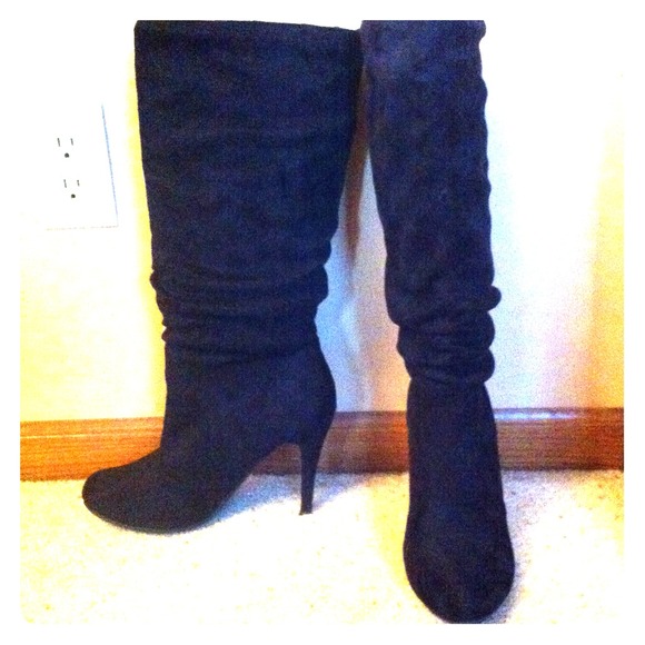 Black Suede Boots