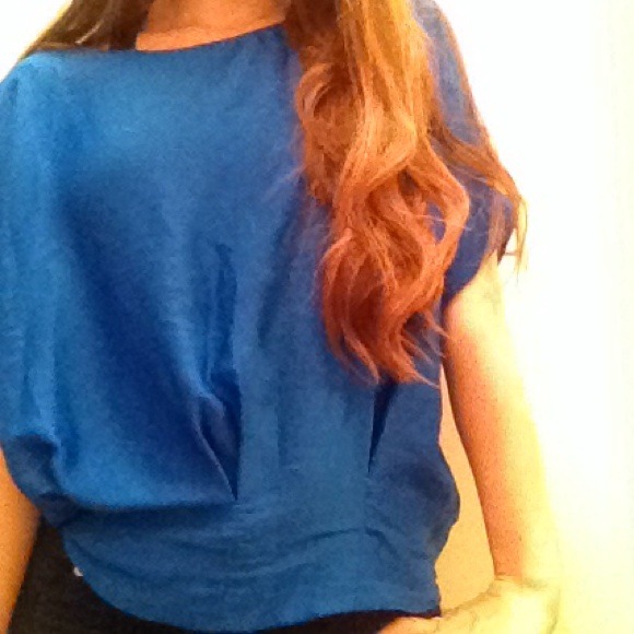 TRADED❌❌❌❌ New York and Company blue blouse NWT - Picture 2 of 4