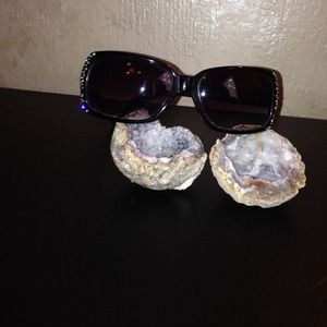 Fossil sunglasses with Inlaid crystal accents
