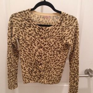 Leopard cardigan