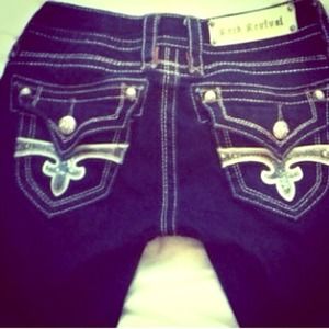 Size 26 Rock Revival dark wash jeans