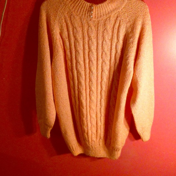 light pink sweater dress