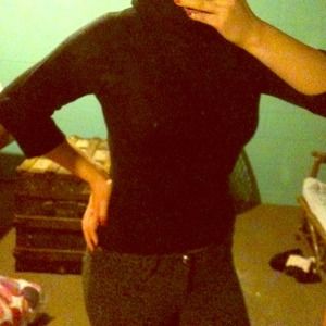 black turtle neck sweater