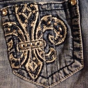 Size 30, boot cut Miss Me jeans