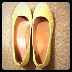 Yellow/green flats.