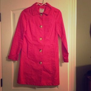 Hot pink old navy jacket xsmall