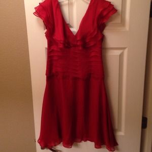 BeBe ruffle dress