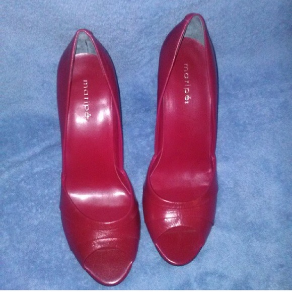 Maripe, peep toe heels