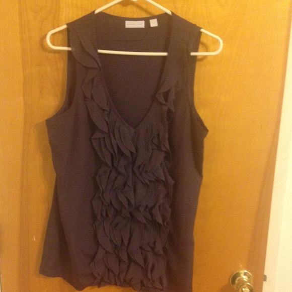 Sleeveless Purple top