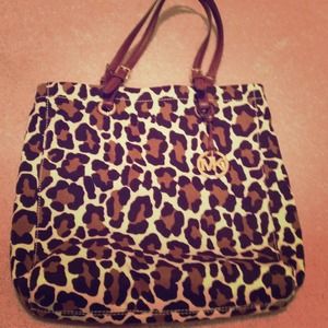 Michael Kors leopard tote