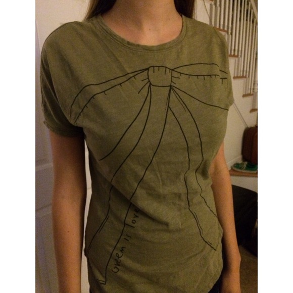 Zara bow t-shirt - Picture 1 of 3