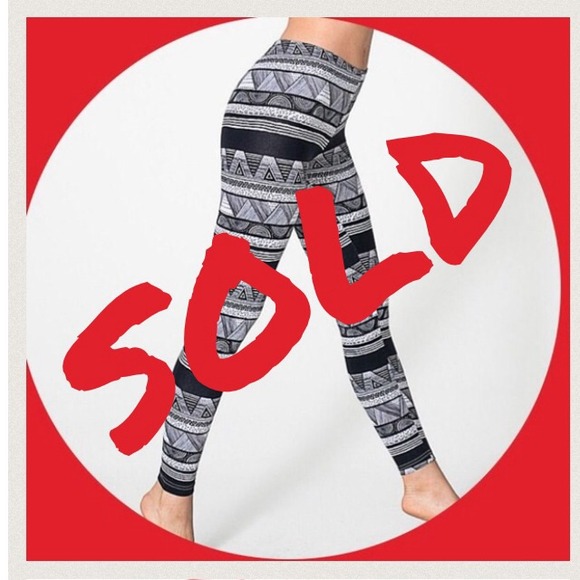Afrika Print Cotton Spandex Jersey Legging