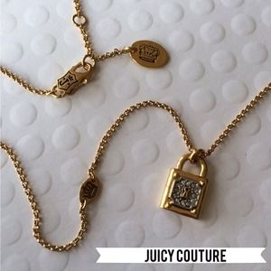 Juicy Couture Padlock Necklace