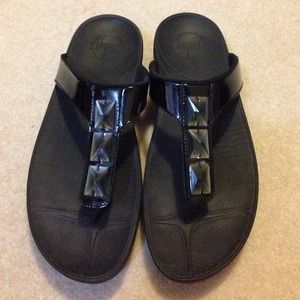 Black Fit Flop sandals- worn once