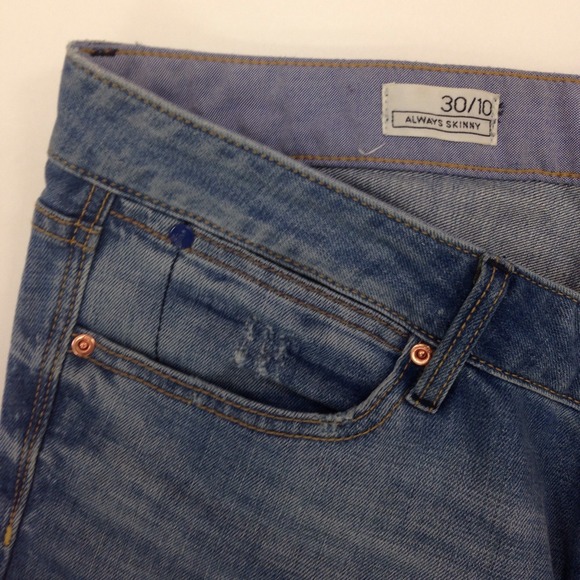 Distressed Medium Wash Always Skinny Jeans - Picture 4 of 4