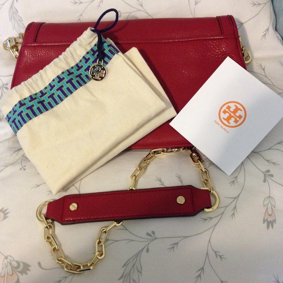 TORY BURCH AMANDA CLUTCH ! - Picture 4 of 4
