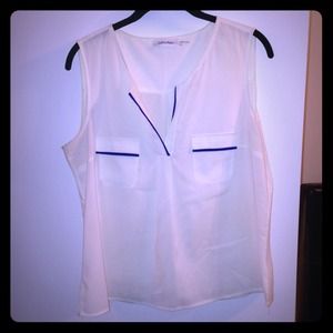 Calvin Klein silk top