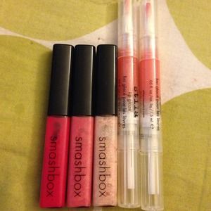 SOLD!! Lip Gloss Set Smash Box Stila lip glazes