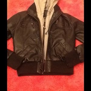 Size small real leather jacket!