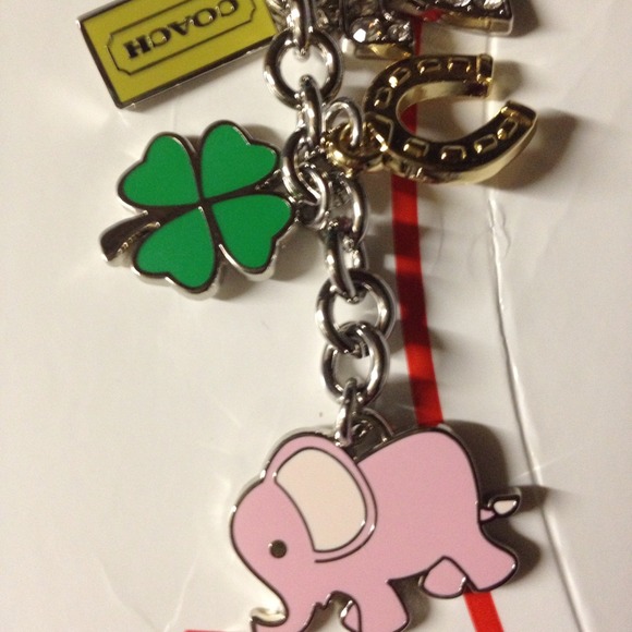 SOLD Coach Lucky Mix Keychain NWT - Picture 2 of 4