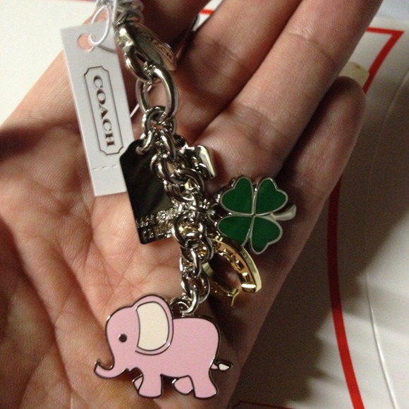 SOLD Coach Lucky Mix Keychain NWT - Picture 4 of 4