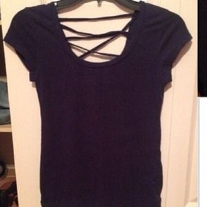 navy blue top