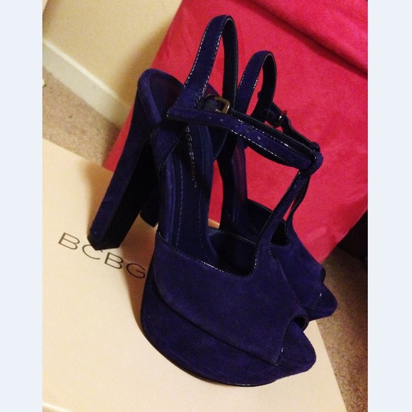BCBGeneration Royal Violet Suede