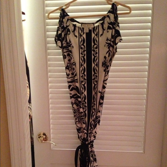 Black and white dress