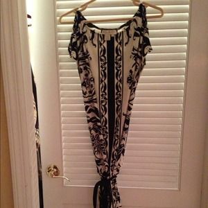 Black and white dress