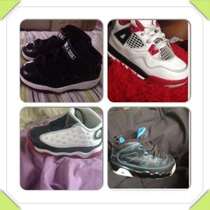 3 pair of Jordan's