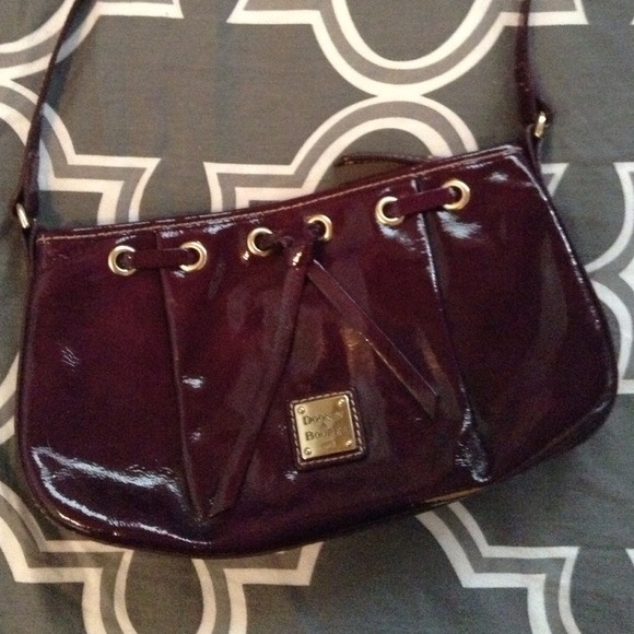Dooney & Bourke Purple (Eggplant) Patent Bag