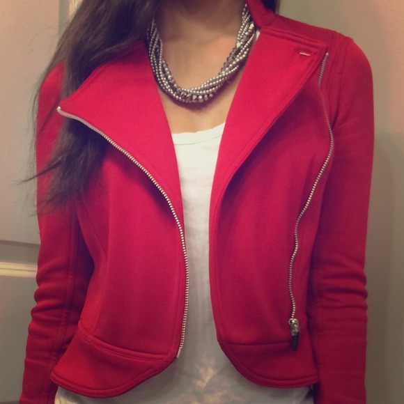 Armani Exchange motorcycle jacket