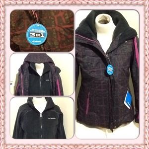 ✨Last One!✨NWT Columbia 3 in 1 Coat Medium